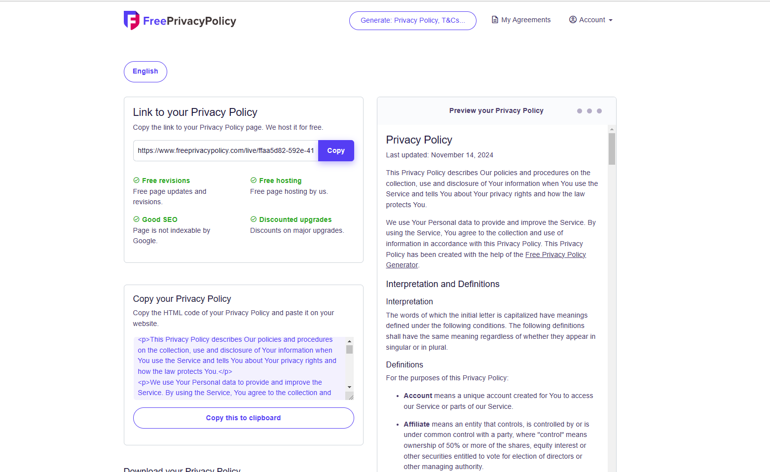 FreePrivacyPolicy