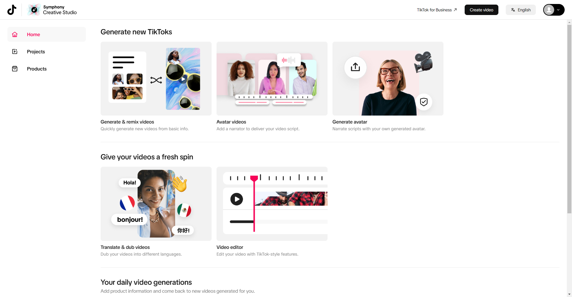Symphony Creative Studio:TikTok推出的AI视频创作工具 Symphony Creative Studio