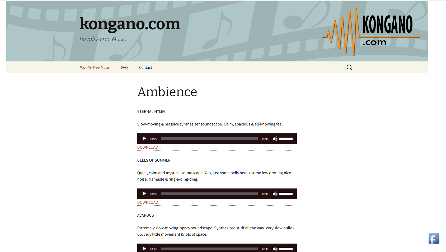 Kongano:免费无版权音乐下载平台 Kongano