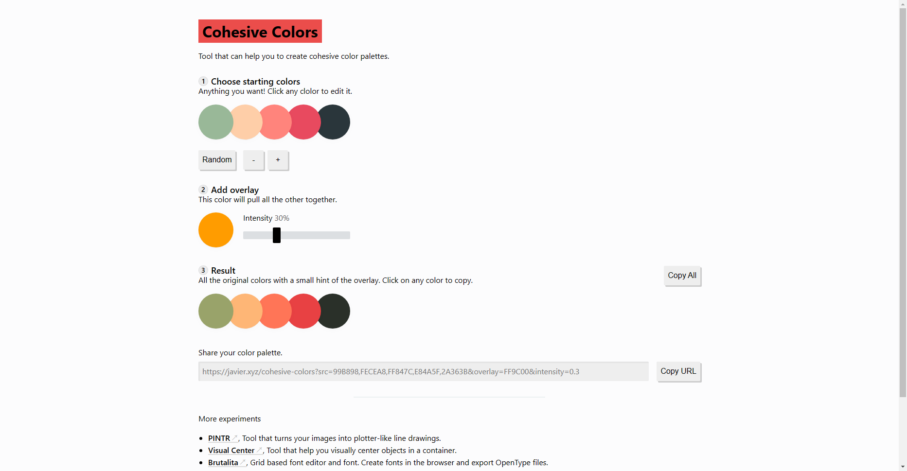 Cohesive Colors