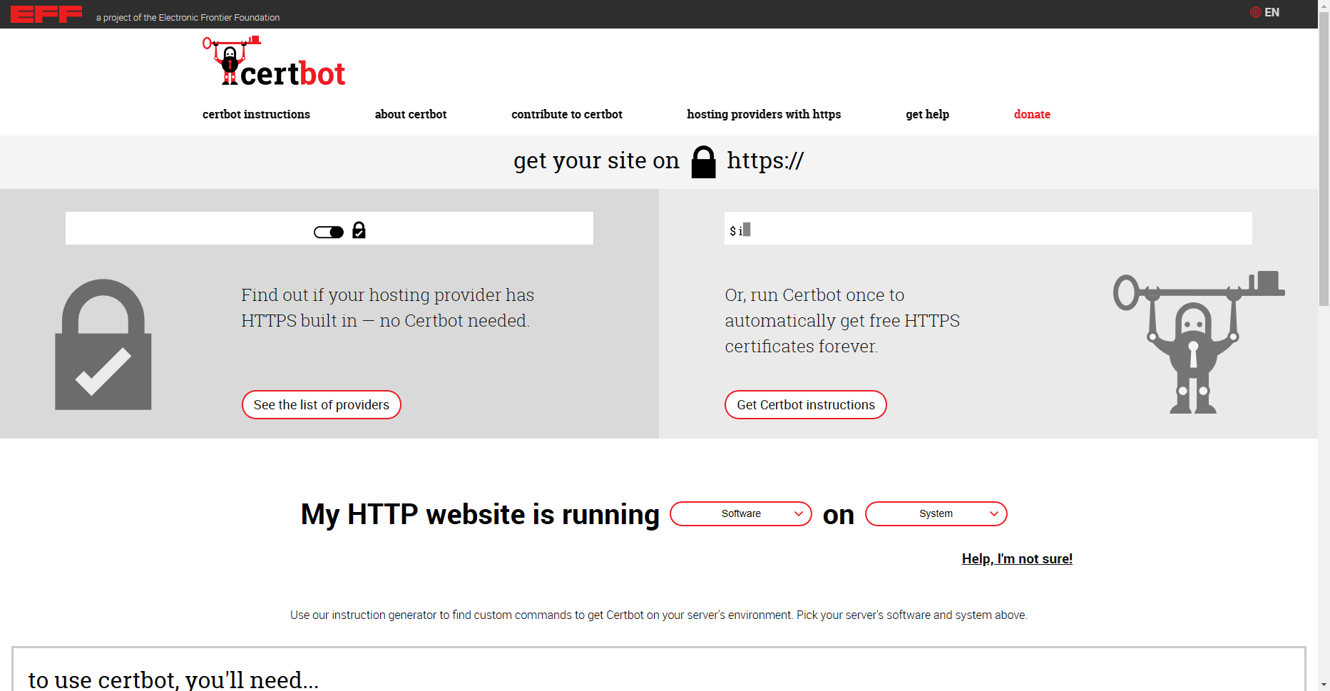 Certbot:免费开源的SSL自动化证书工具 certbot