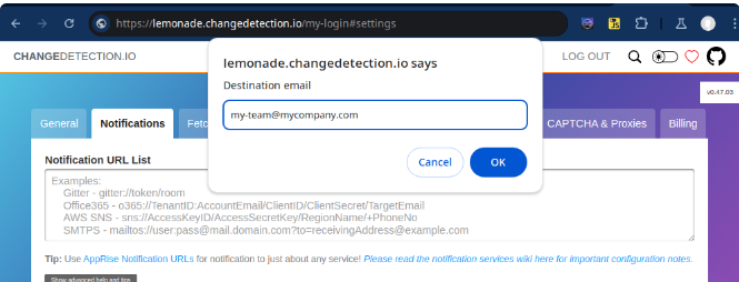 changedetection.io