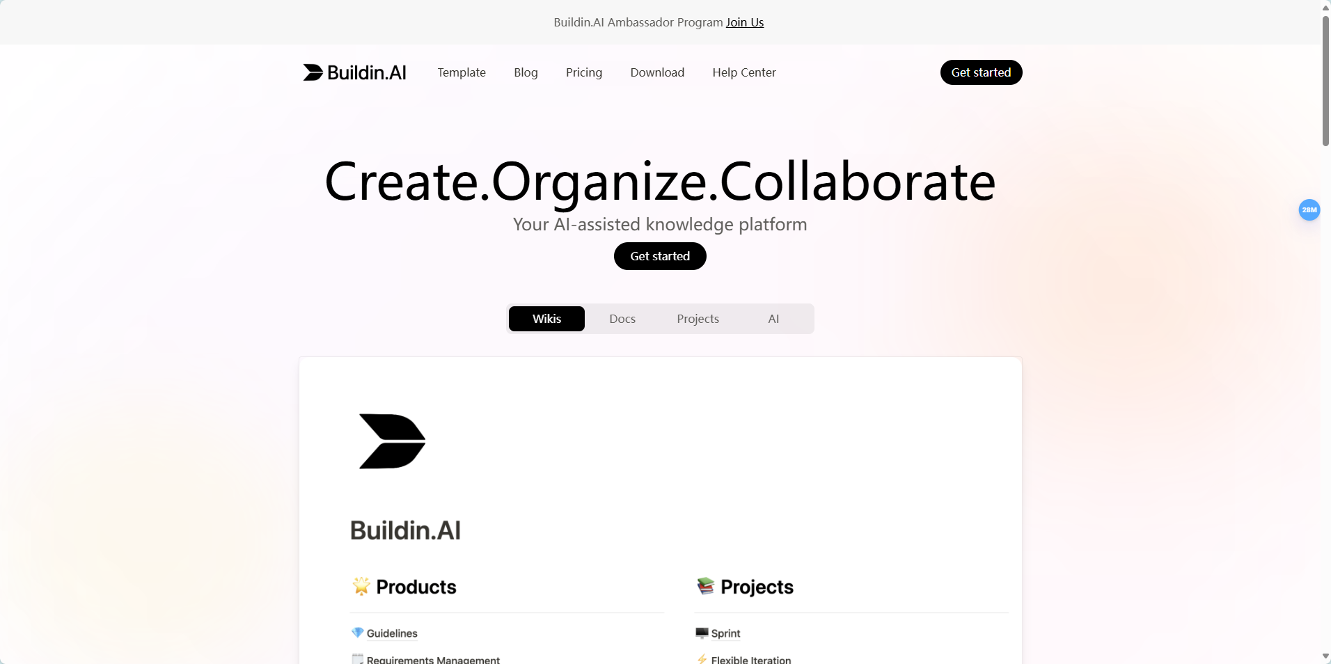 Buildin.AI - 基于云的知识管理和协作平台,优化您的工作流程 Buildin.AI