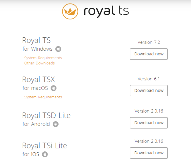 Royal TS