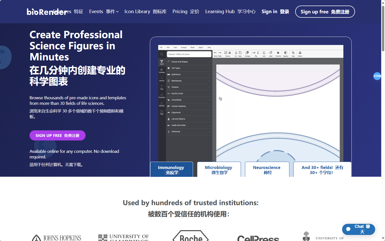 BioRender - 在线生命科学图表和插图制作工具 BioRender