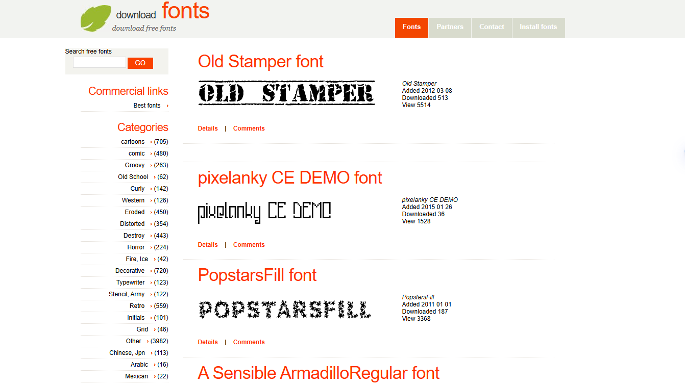 Dfonts