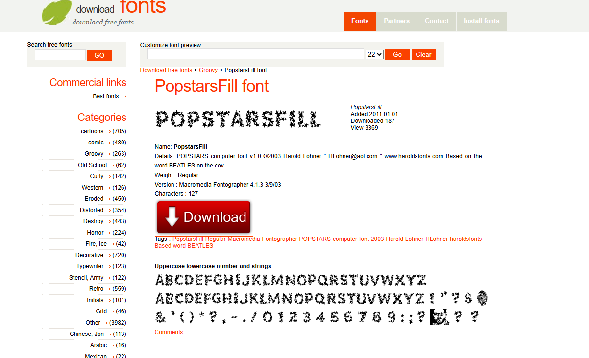 Dfonts