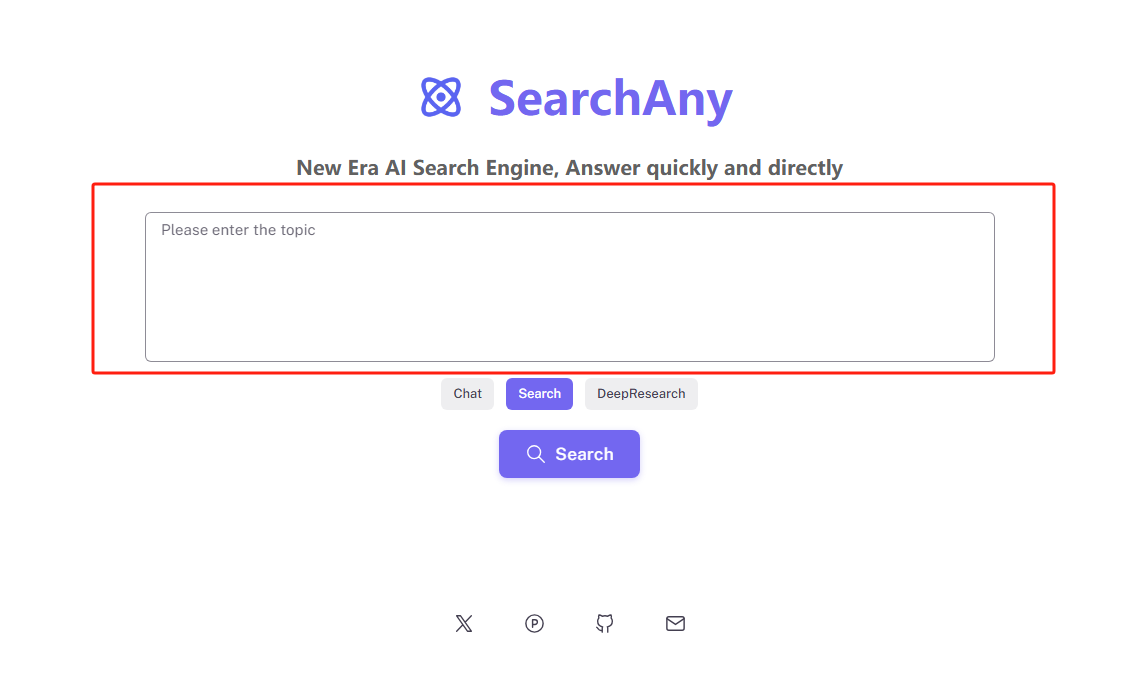 输入查询内容 SearchAny