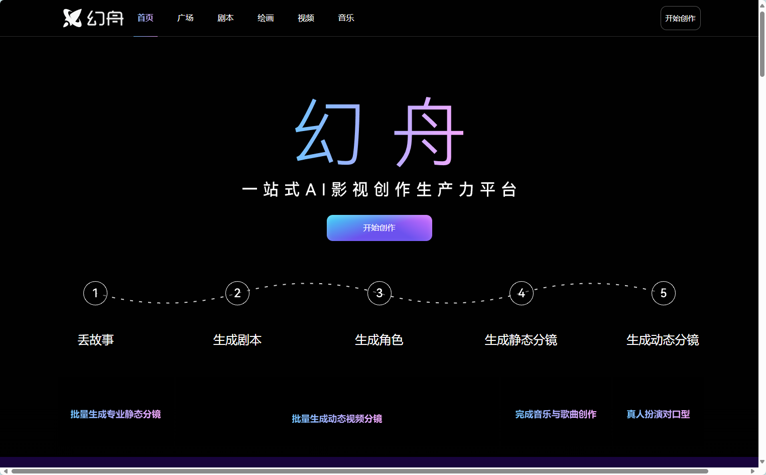 幻舟AI首页 幻舟AI