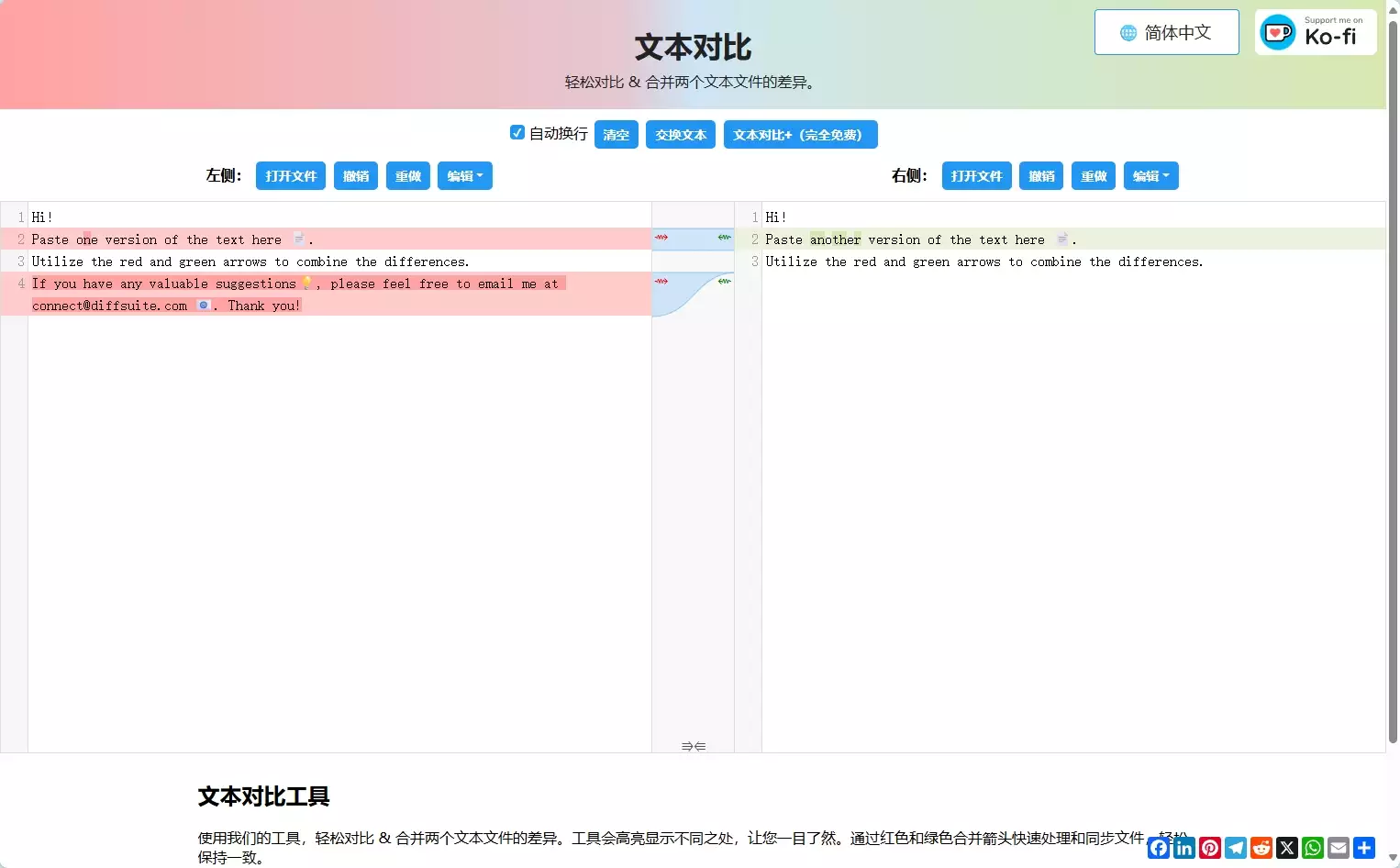 Diffsuite