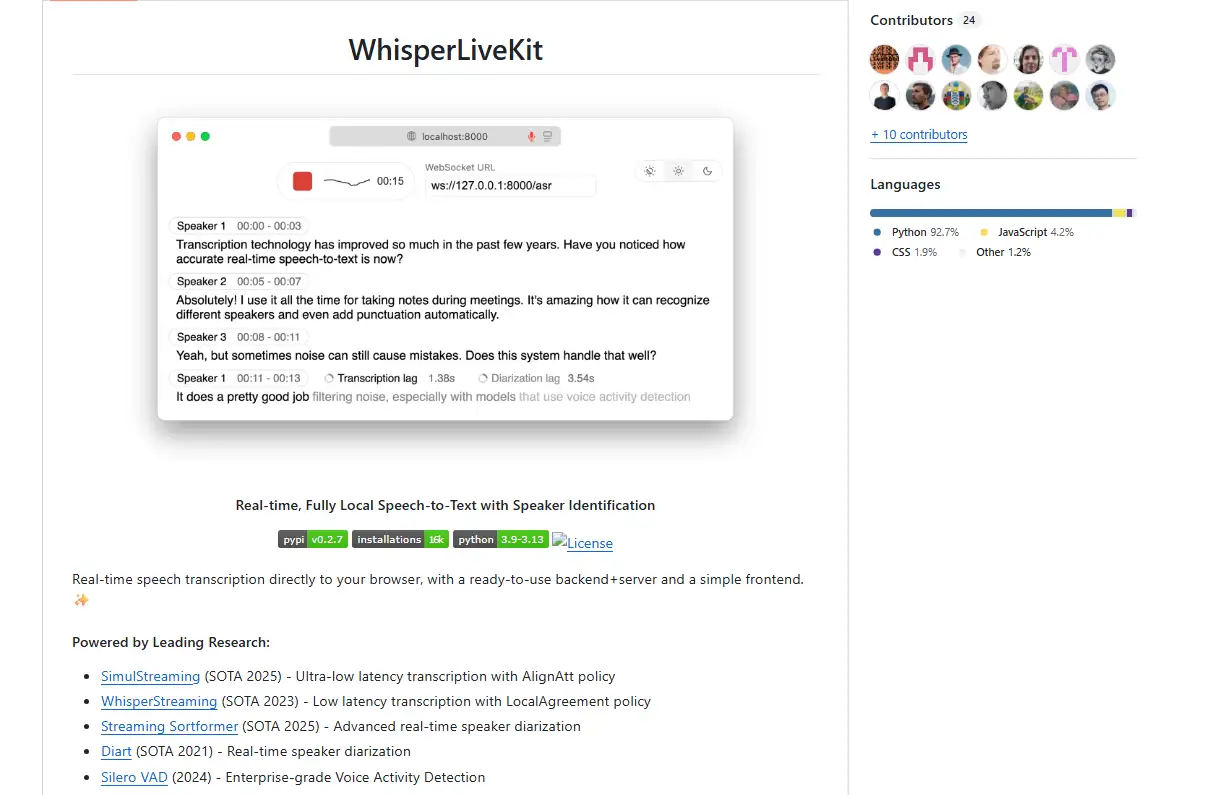 WhisperLiveKit