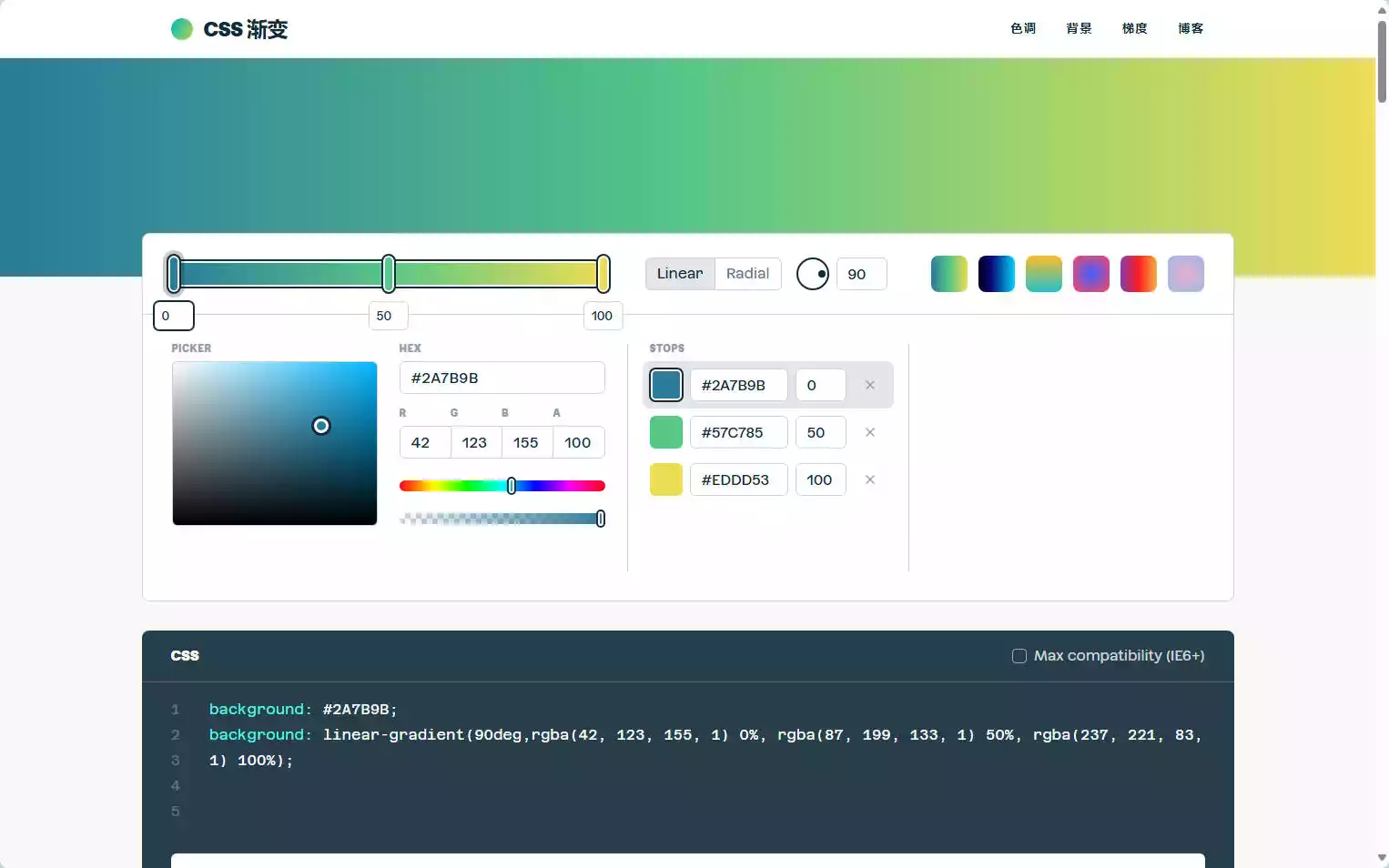 CSS Gradient