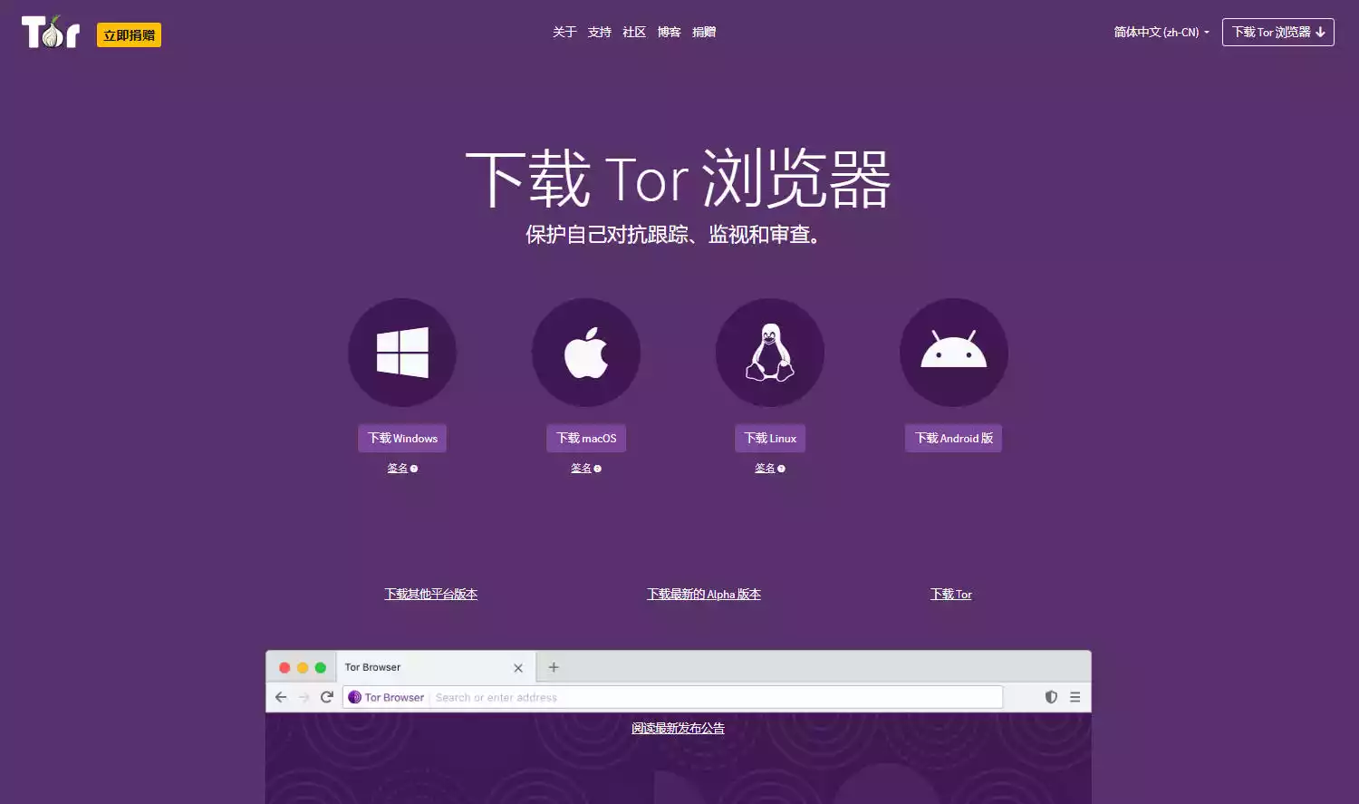 Tor 浏览器