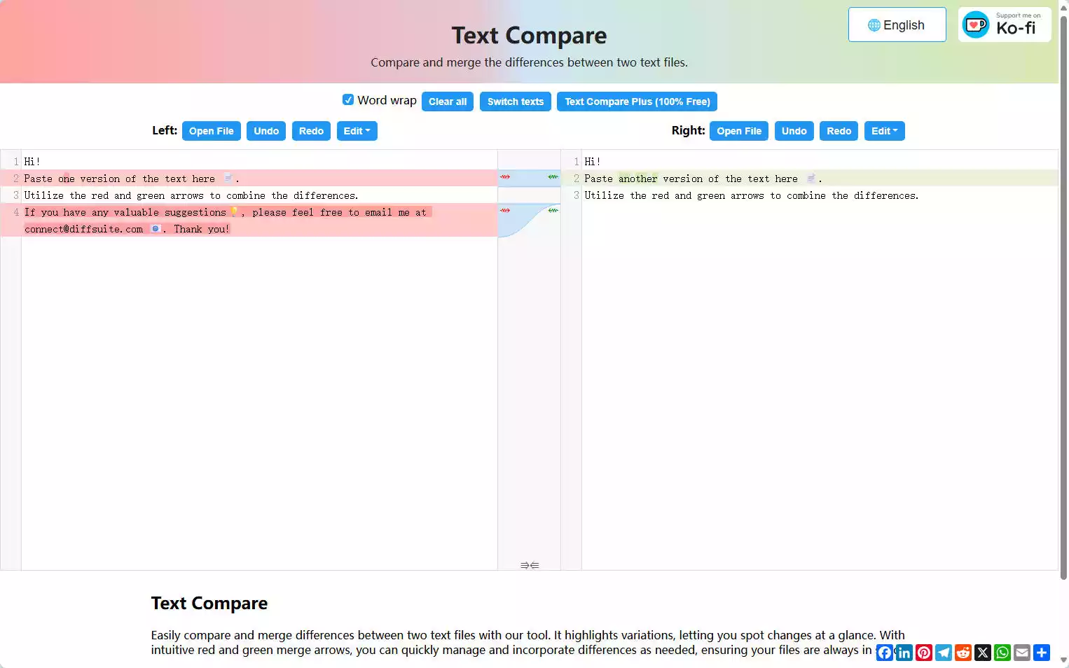 Text Compare