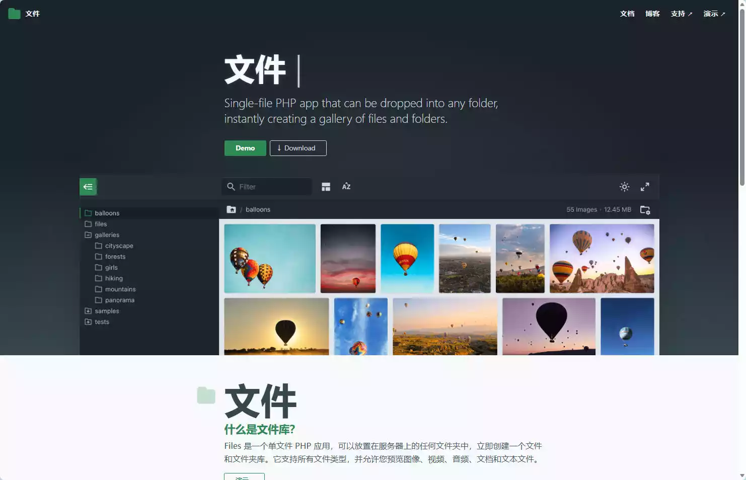 Files Gallery