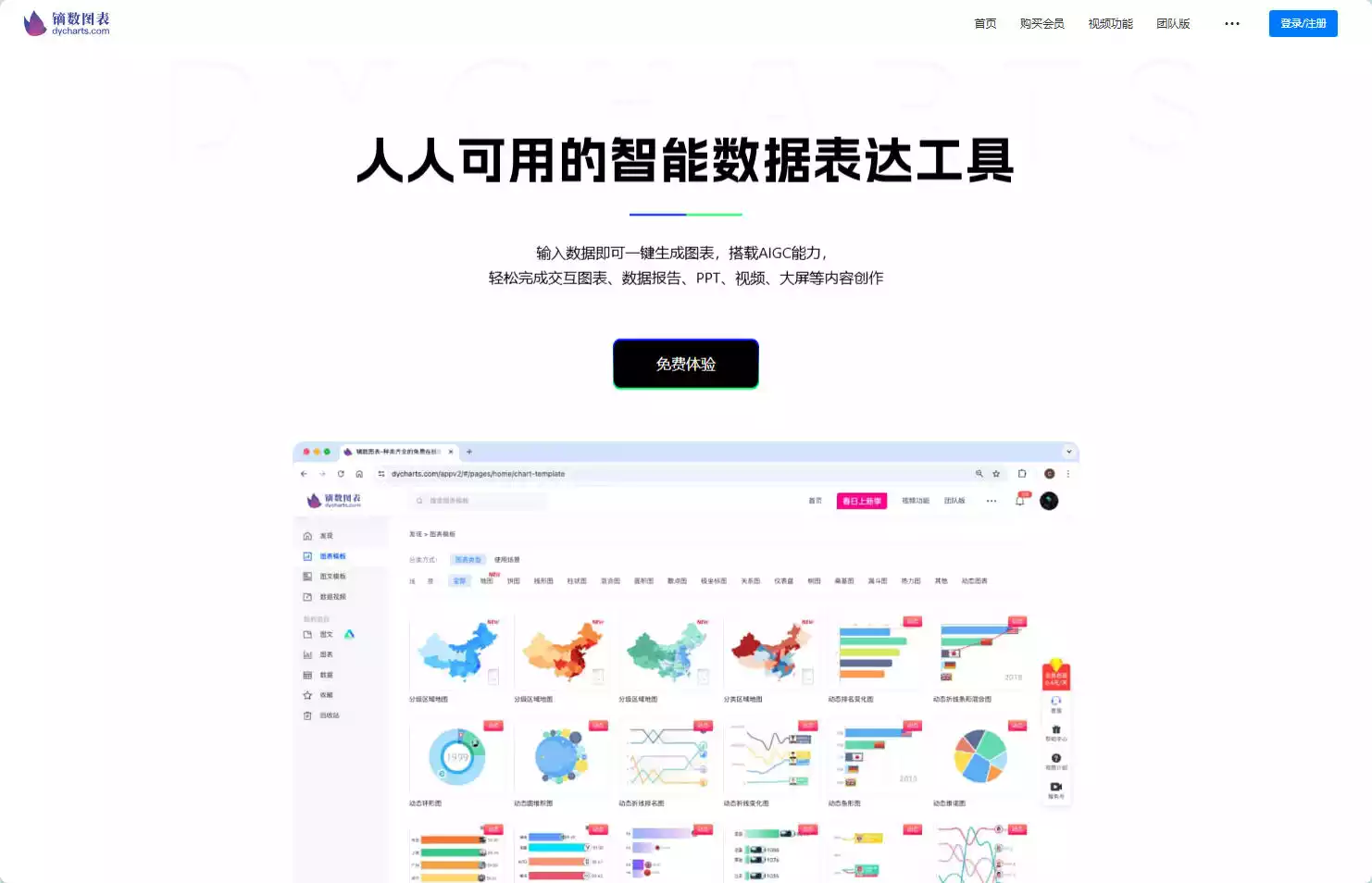 镝数图表