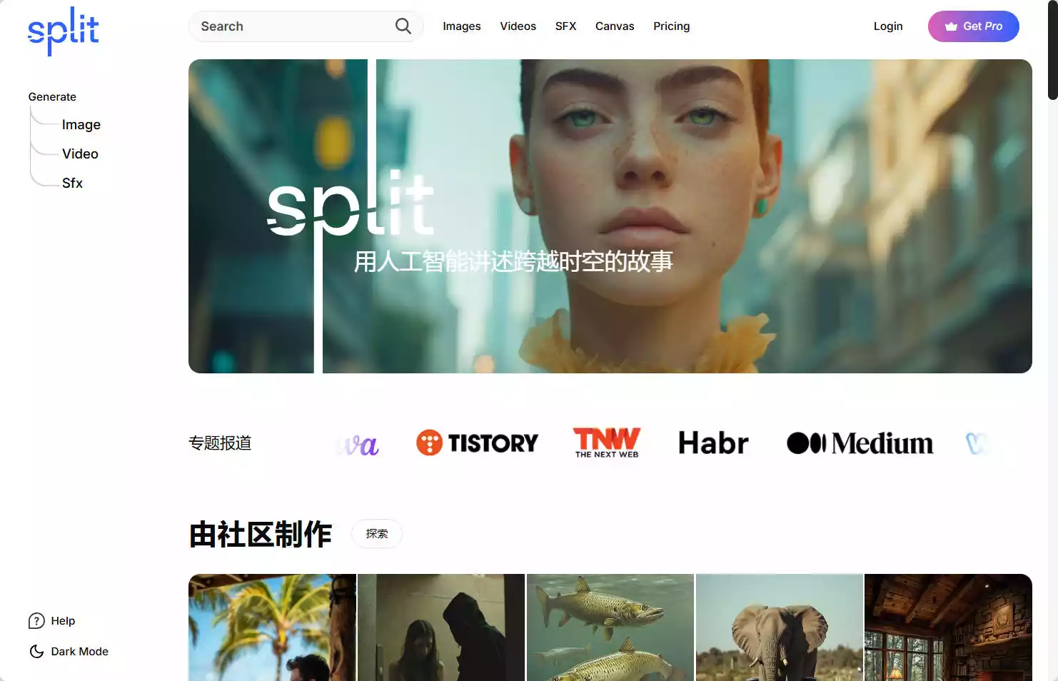 SplitShire:免费高清图库与视频素材下载平台