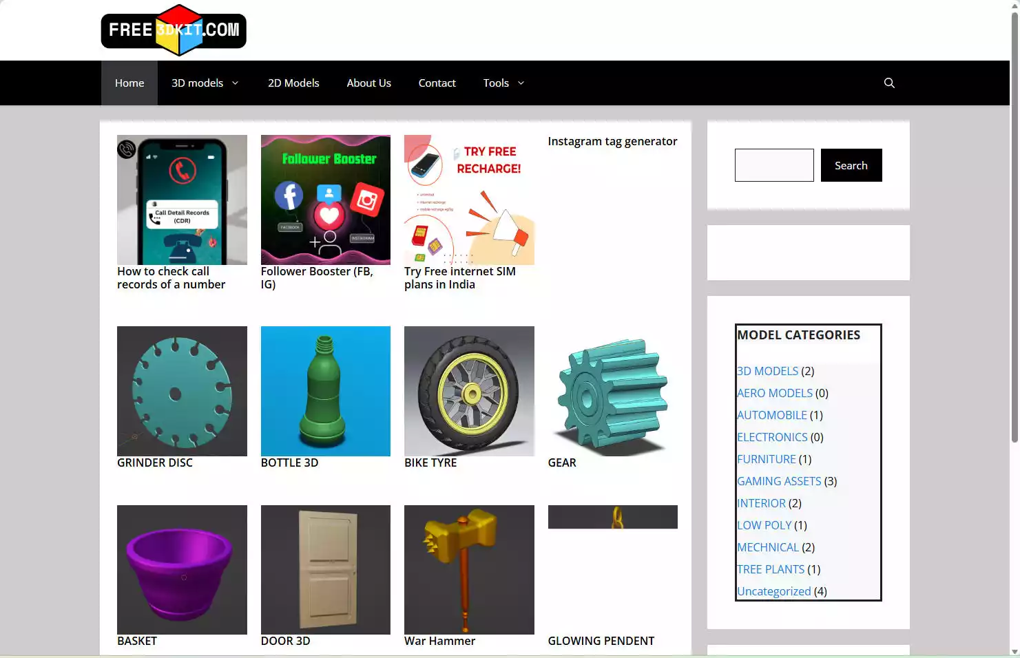 Free3DKit