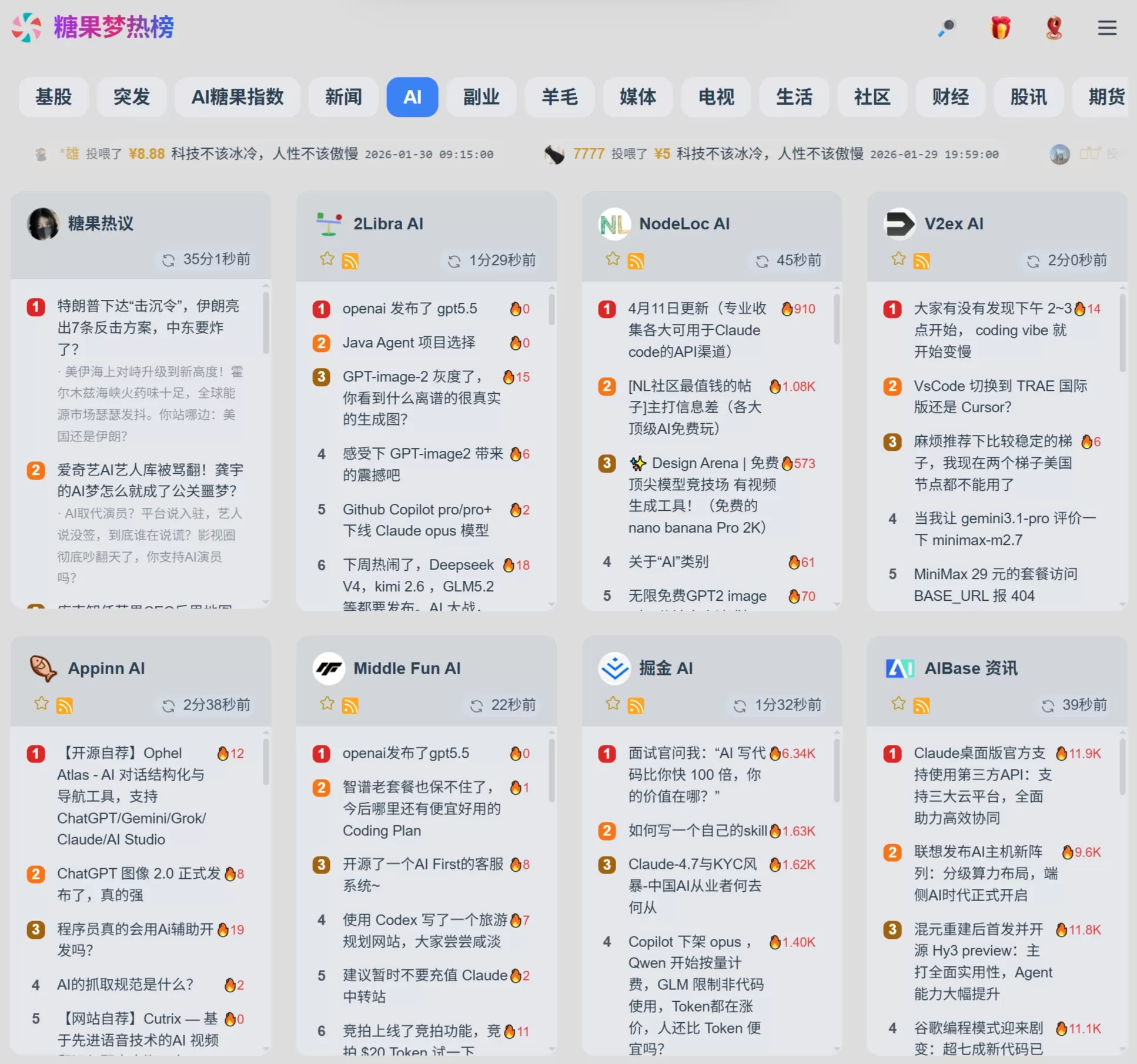 糖果梦热榜